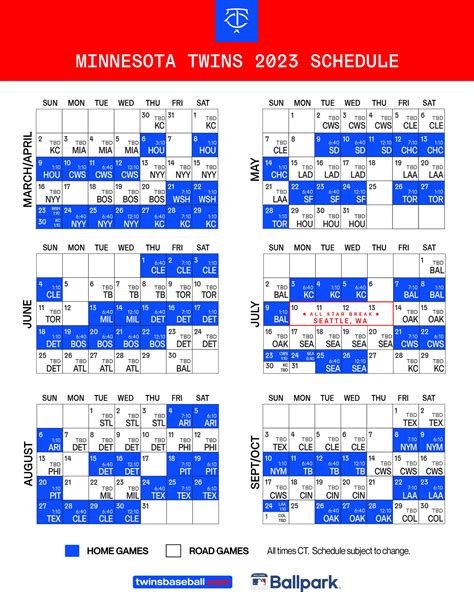 Mets Spring Training Schedule Printable