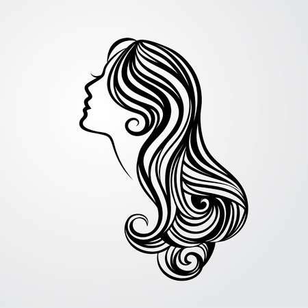 Hair gel vector clipart and illustrations (6,759). Long hair clipart black and white 2 » Clipart Station