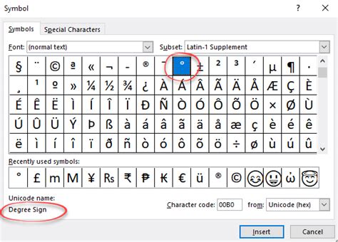 Degree Symbol ° In Word Excel And Powerpoint Office Watch