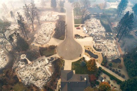 Drone Footage Shows Destruction Of Paradise California As Death Toll