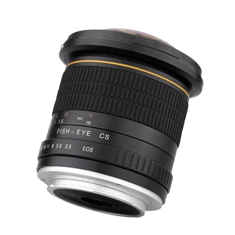 170 Degree Ultra Wide Fisheye Lens 8mm F35 Aspherical Circular For