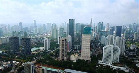Jakarta city view with air pollution smoke Stock Footage,#view#air#