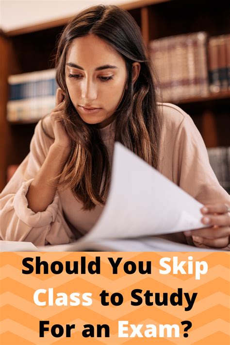 Should You Skip Class To Study For A Test Exam Study Tips Time