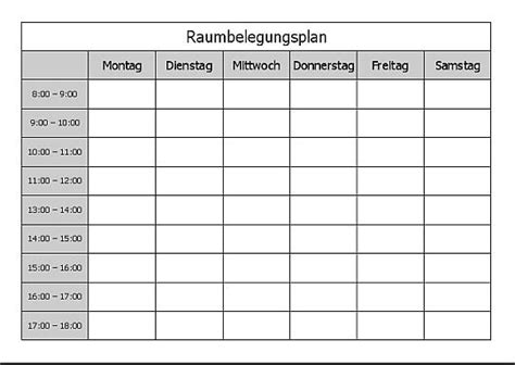 Die aktuellen termine finden sie unter dem button termine. Word-Raumbelegungsplan online im S-L-Z