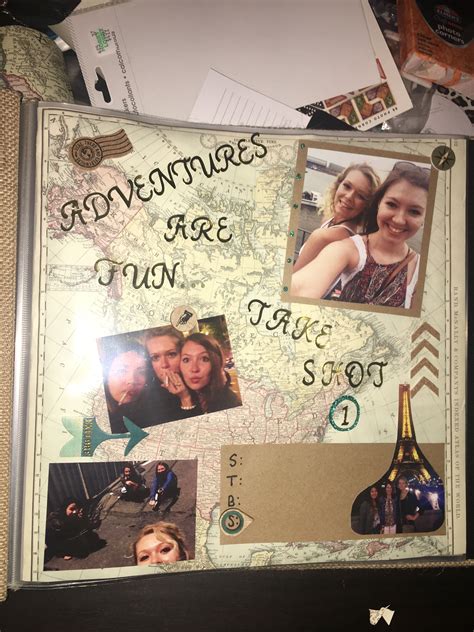 Shot Book Page | Shot book pages, Shot book, Crafts