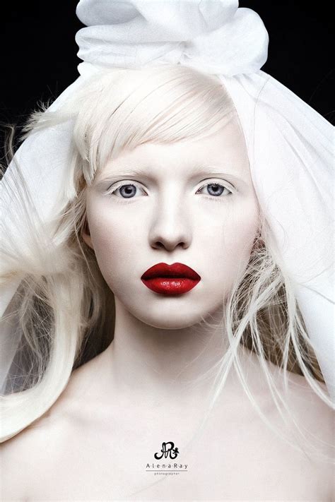 The Gorgeous Russian Albino Model Nastya Kiki Zhidkova Kumarov Is Her 1st Photograph