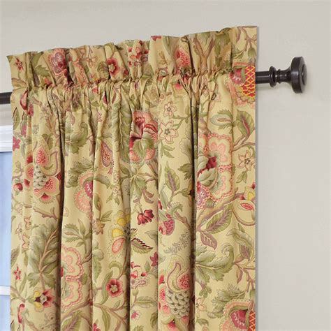 Waverly Imperial Dress Antique Curtain Panel Floral