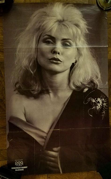 Pop Poster 1977 Blondie Tour Pop Posters Event Posters Fearne Cotton