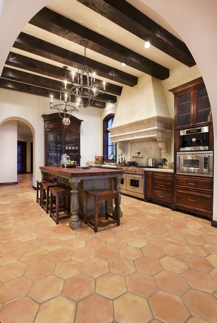 Lake Conroe Spanish Rustic Kitchen Austin By Jauregui Architecture Interiors Construction