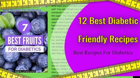 6 brownie recipes for people with diabetes. 12 Best Diabetic-Friendly Recipes | Best Recipes For ...