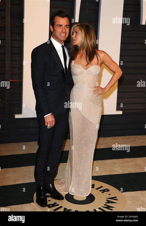 Jennifer Aniston And Justin Theroux Attending The 2015 Vanity Fair