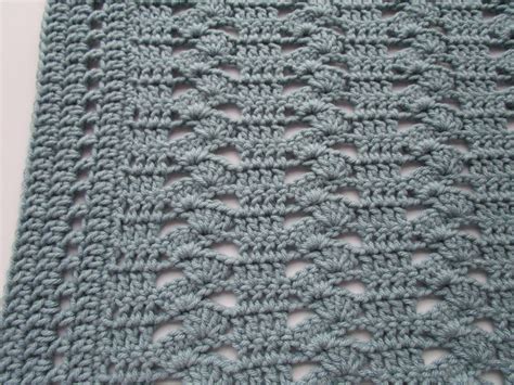 Easy Crochet Afghan Patterns Interlocking Shell Stitch Crochet Blanket