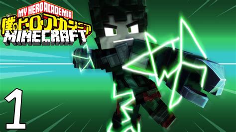 Minecraft รีวิวมอด My Hero Academia 1 รีวิวอัตลักษณ์ฮีโร่ Youtube