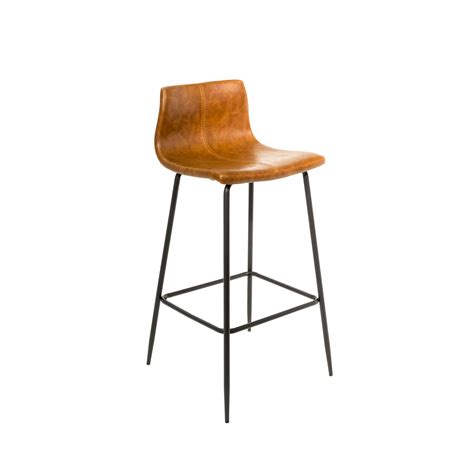 This portion is 42″ high rather than 36″. Retro Tan Faux Leather Bar Stool - Meala Belfast, Interior ...