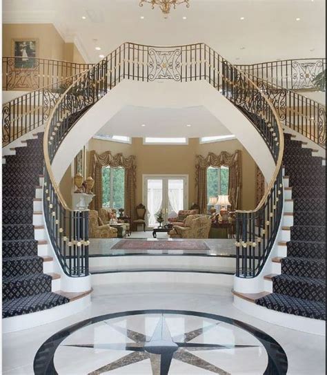 Amazing Double Staircase Design Ideas With Luxury Look Searchomee