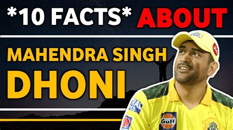 Unveiling The Legend 10 Fascinating Facts About Ms Dhoni Rokda