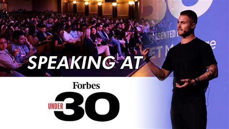 Speaking At Forbes 30 Under 30 Youtube