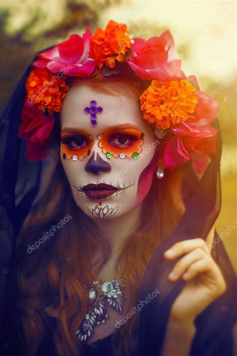 Catrina Day Of The Dead In Mexico Stock Photo By ©angelphoto 128221516
