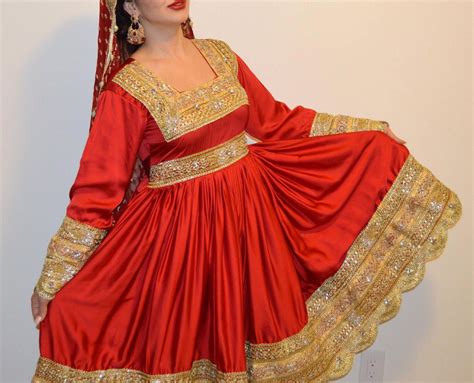 Red Afghan Dress Etsy Afghan Dresses Dresses Afghan Fashion