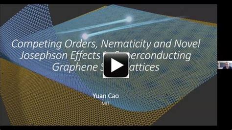 Cao yuan was born on 7 february 1995 in beijing. Yuan Cao (MIT), Competing Orders, Nematicity and Novel ...