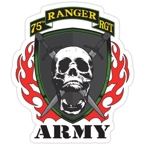 75th Ranger Regiment Stickers By Block33 Redbubble