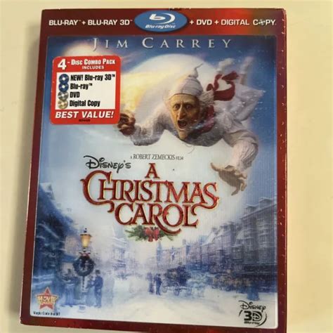 Disneys A Christmas Carol 3d 2d Blu Ray 2010 3 Disc Set
