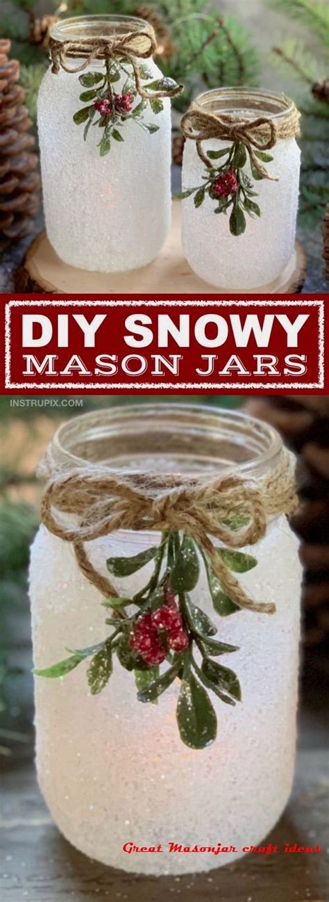 17 Creative Ways To Use Mason Jars In 2020 Mason Jar Christmas Crafts