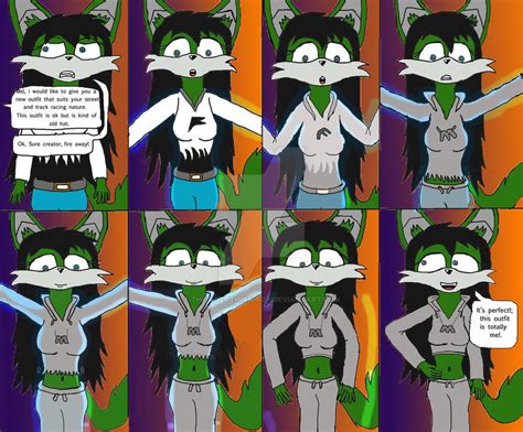 Mels Outfit Morph Sequence By The Rozothian Fox On Deviantart