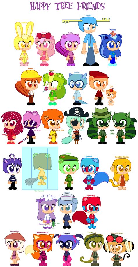 However, it was updated with 11 more characters in september 2018. Happy Tree Friends Imagines