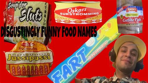 Funny And Inappropriate Food Names Youtube