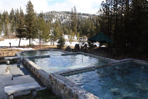 Soaking In Idaho Gold Fork Hot Springs 100 Days Of Winter