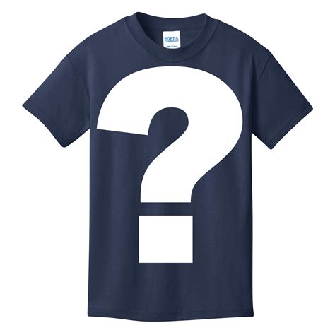 Question Mark Logo Kids T Shirt Teeshirtpalace