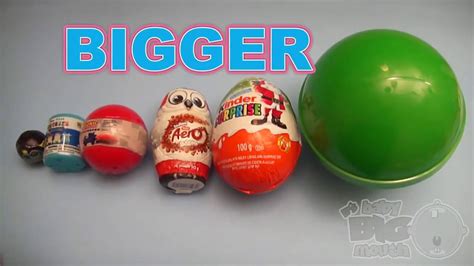 New Surprise Eggs Learn Sizes From Smallest To Biggest Opening Eggs