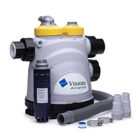Open Box Zodiac Vision Pro Above Ground Chlorinator And Nature2 Vessel With Cartridge Pool