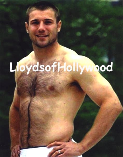 Ben Cohen Hairy Hunk Rugby Player In Front Of Scoreboard