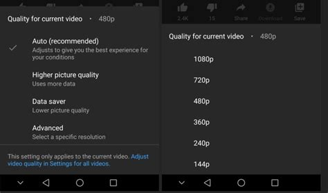 Youtube Setting Allows Users To Choose A Default Video Quality Slashgear