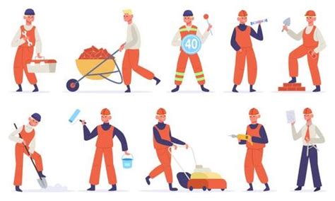 Maintenance Worker Cartoon Illustration Vector Free Download