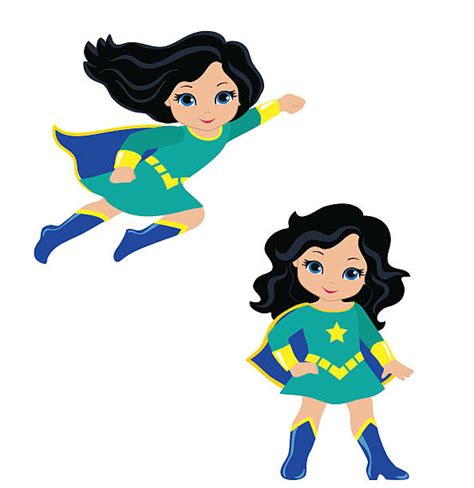 Royalty Free Superhero Girl Clip Art Vector Images And Illustrations