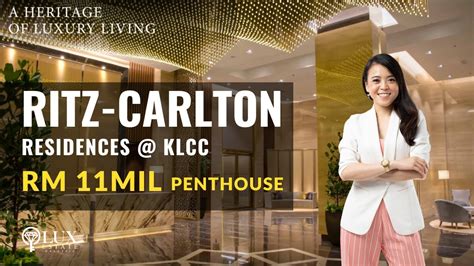 Ritz Carlton Residences Penthouse Kuala Lumpur Jalan Ampang Youtube