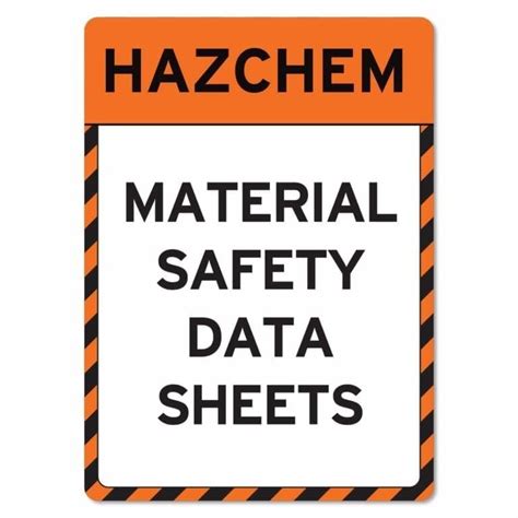 Material Safety Data Sheets Sign The Signmaker