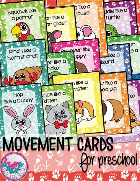 These Pet Shop Animals Themed Movement Cards Will Keep Your Students