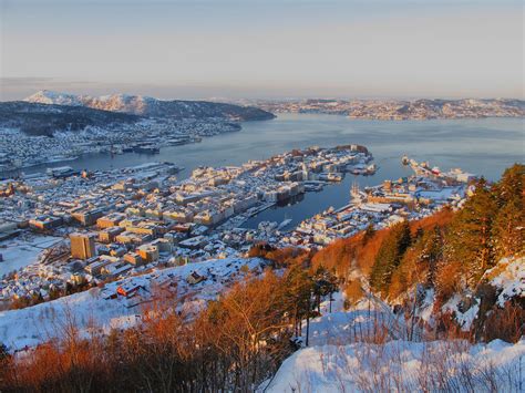 Bergen View From Mt Fløyen Bi0diversity Flickr