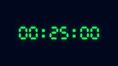 25 Minutes Countdown Timer With Subtle Alarm Signal в 2020 г с