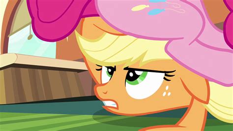 Image Applejack Under Pinkie Pie S03e12png My Little Pony