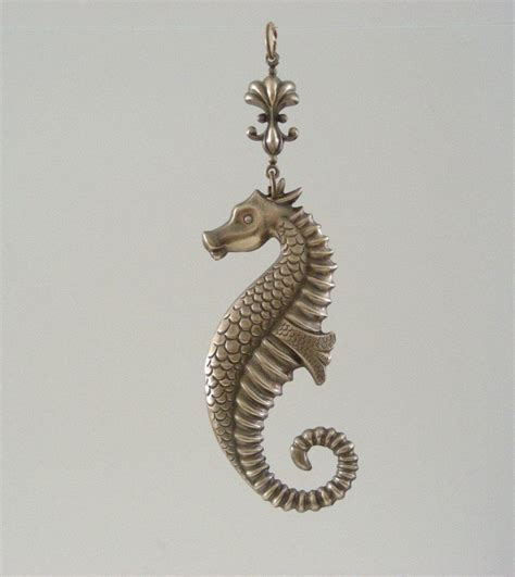 Such A Whimsical Seahorse Seahorse Necklace Diy Necklace Handmade