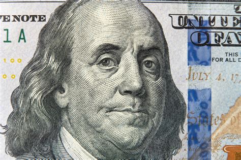 Premium Photo Benjamin Franklins Face On The Us 100 Dollar Bill