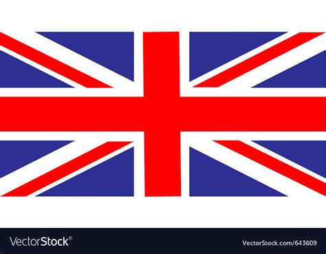United Kingdom Of Great Britain Flag Royalty Free Vector