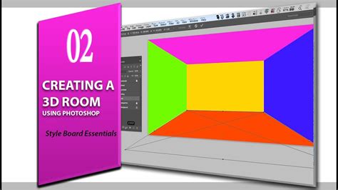 Lesson 2 Creating A 3d Room Using Photoshop Style Board Essentials