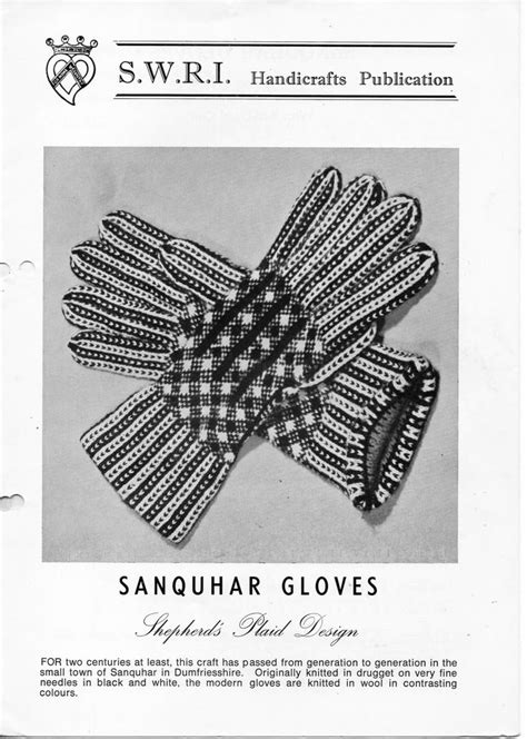 Womens Sanquhar Gloves Knitting Pattern Pdf Ladies Scottish Etsy Uk