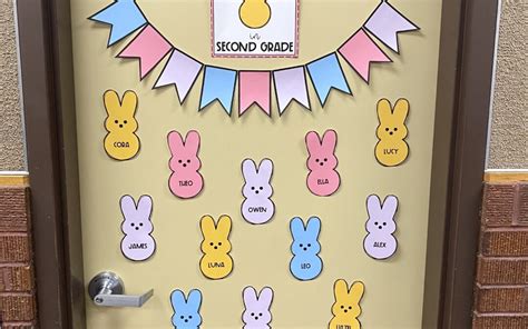 Easter Bunny Classroom Door Decorations That Students And Teachers Love